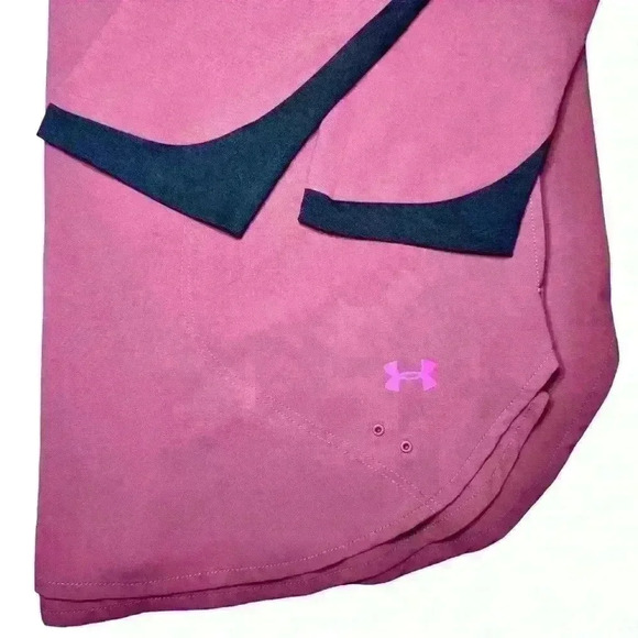 Under Armour Women’s Mauve Button Down Shirt UPF 50 - Picture 7 of 14